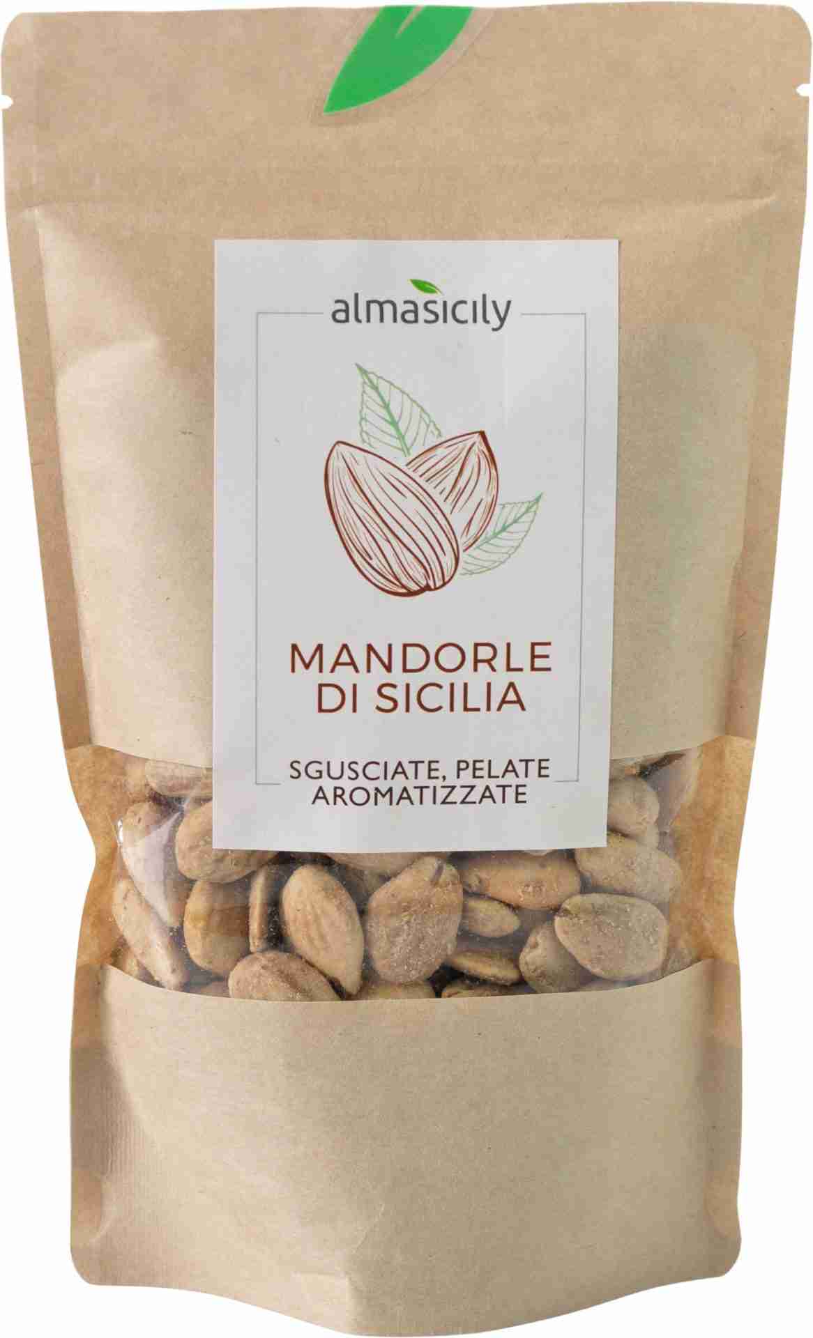 Mandorle Tostate al Rosmarino 200g – Snack Croccante per Aperitivo