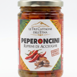 Peperoncini ripieni di Acciughe 280 Gr.