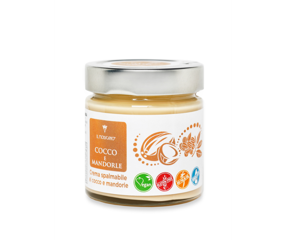 Cocco e Mandorle – Crema spalmabile dolce al cocco e mandorle