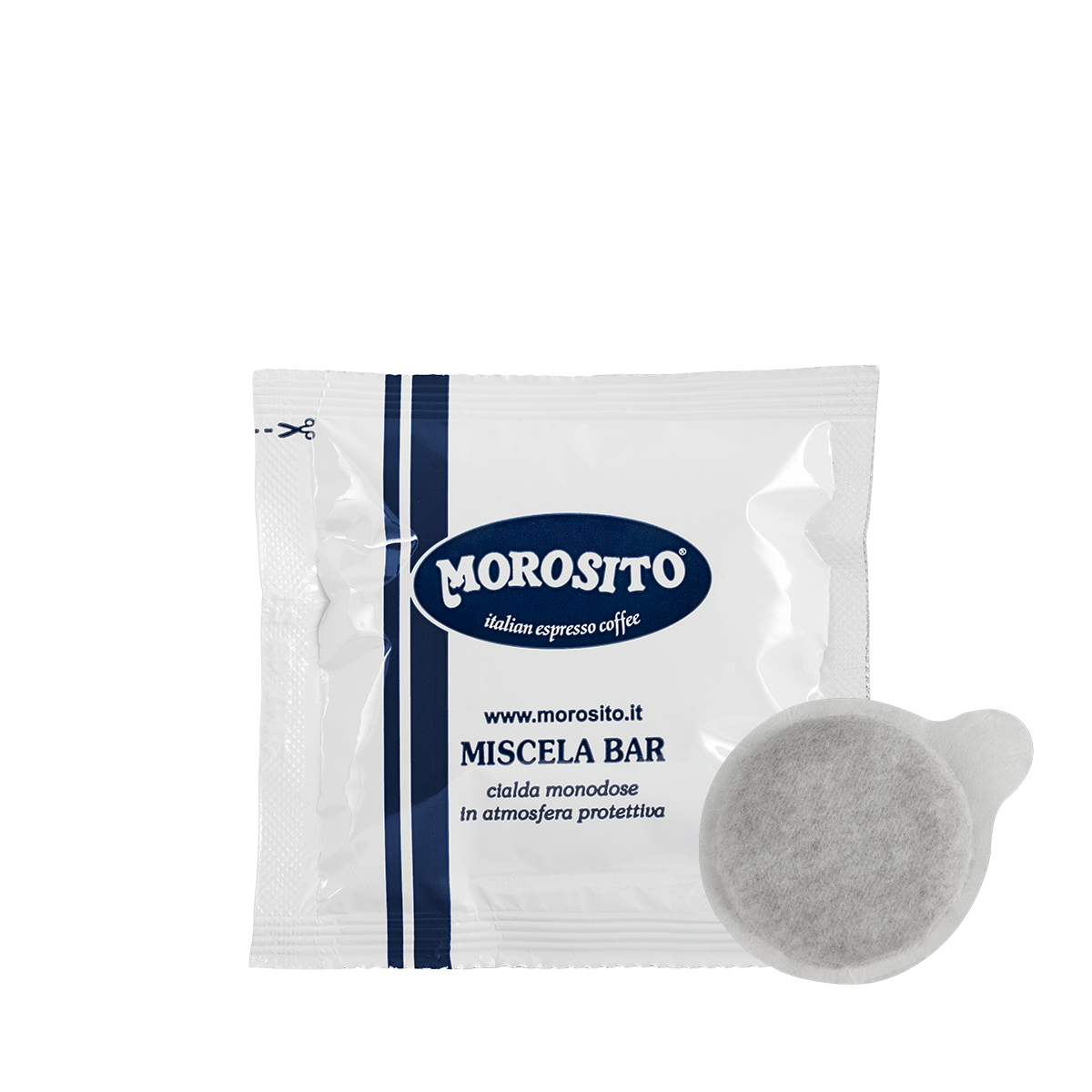 150 Morosito Blue Blend Coffee Pods (44mm)