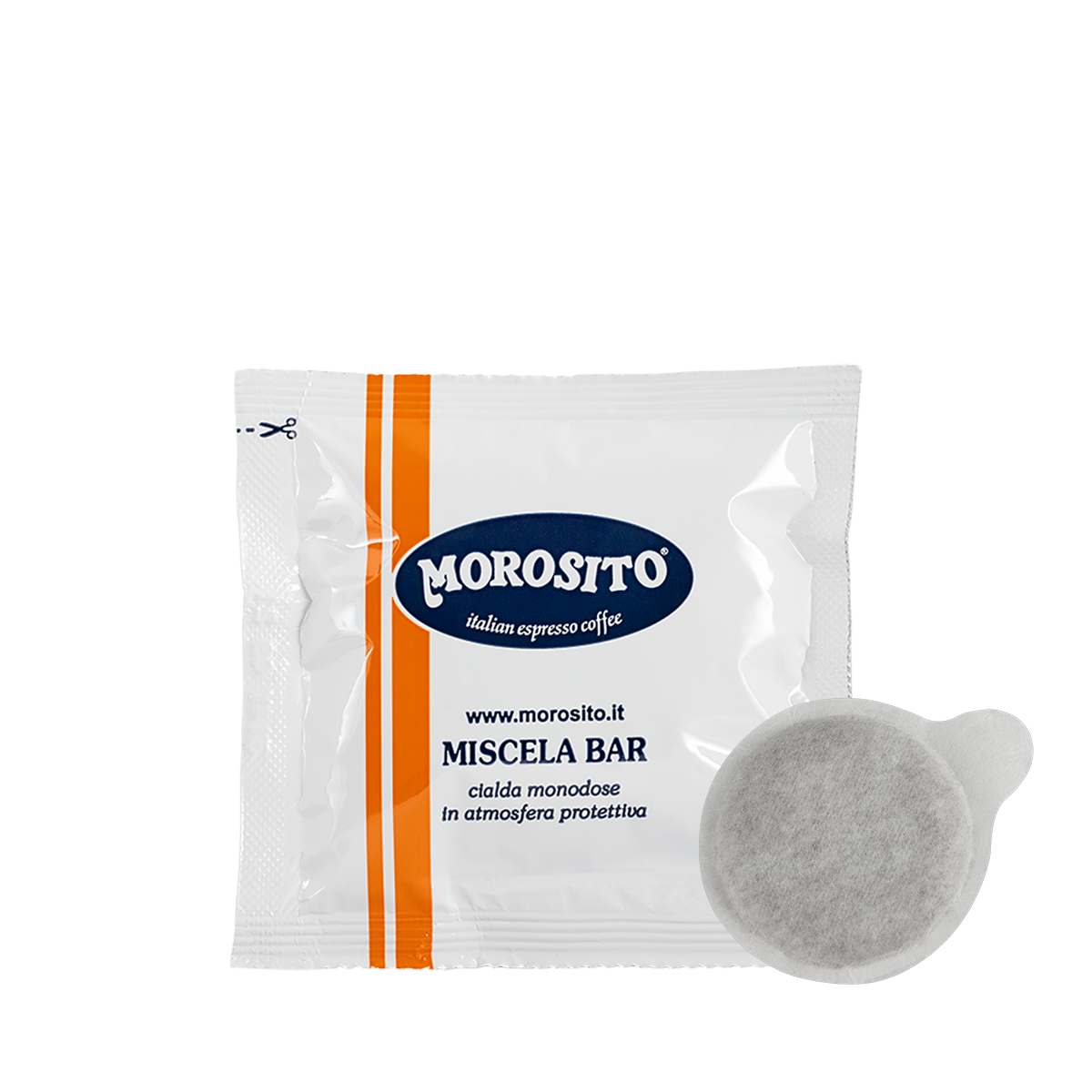 150 Cialde Caffè Miscela Arancio Morosito (44mm)