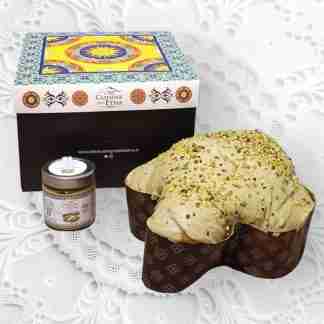 Colomba Artigianale al Pistacchio Le Tre Castagne dell’Etna (1kg)