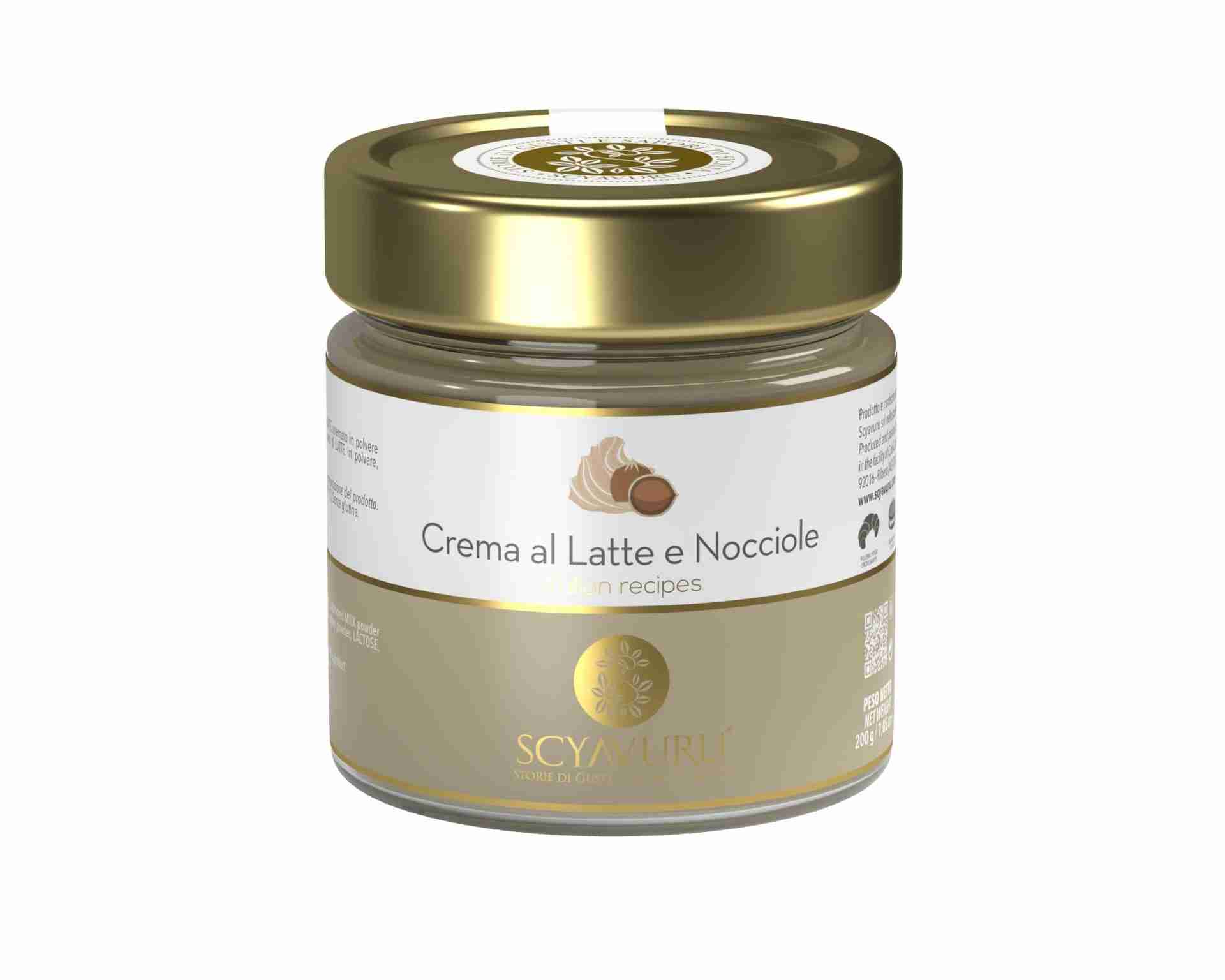 Crema al latte e nocciole 200gr