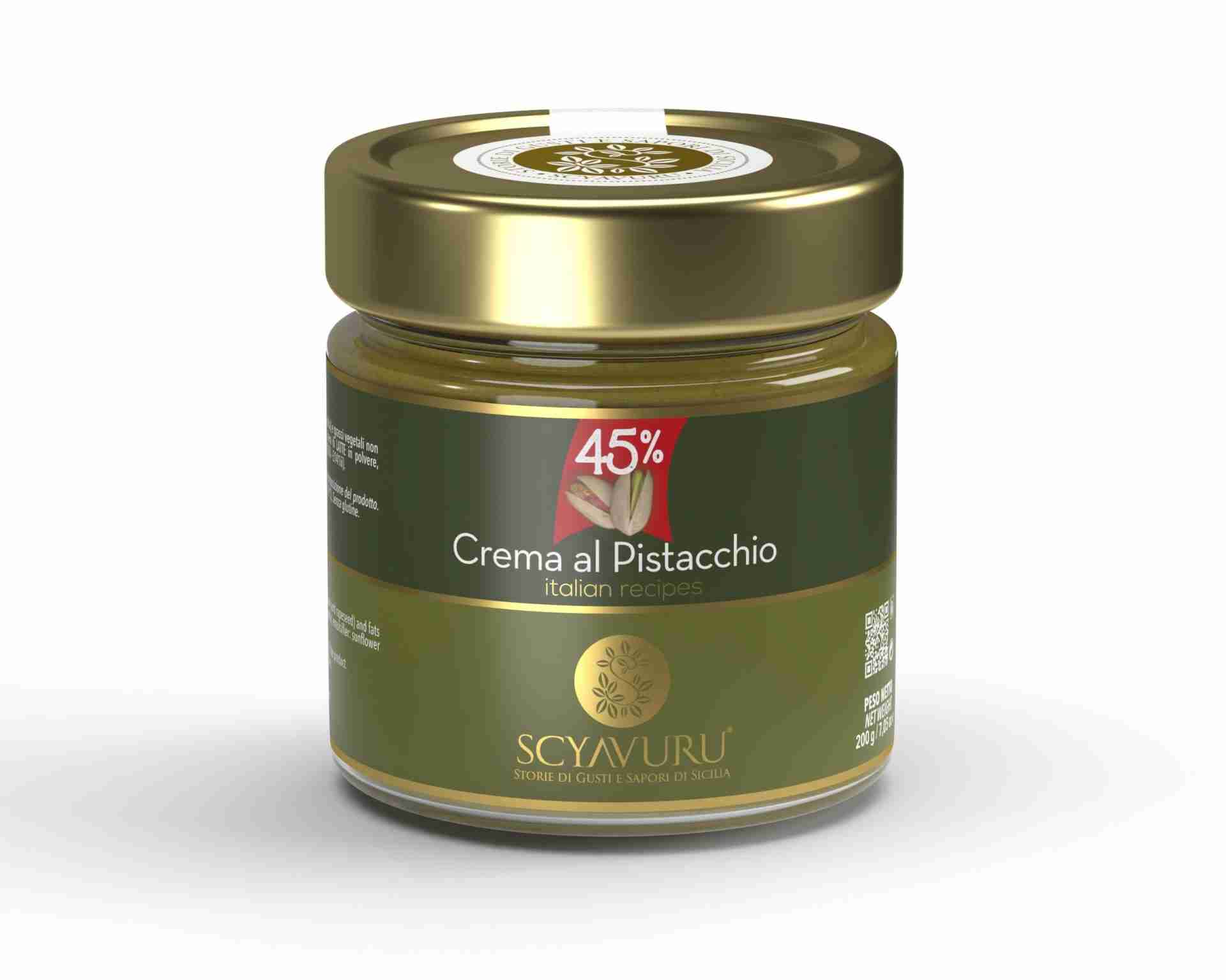 Crema al pistacchio 200gr (45%)