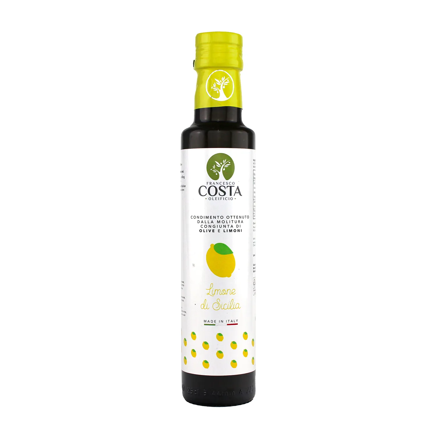 Condimento al limone a base di olio extravergine di oliva