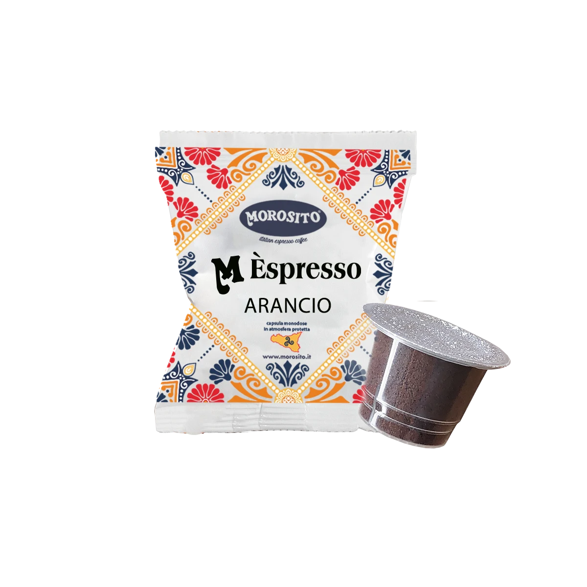 100 Capsule Caffè M.Èspresso Miscela Arancio Morosito – compatibile Nespresso