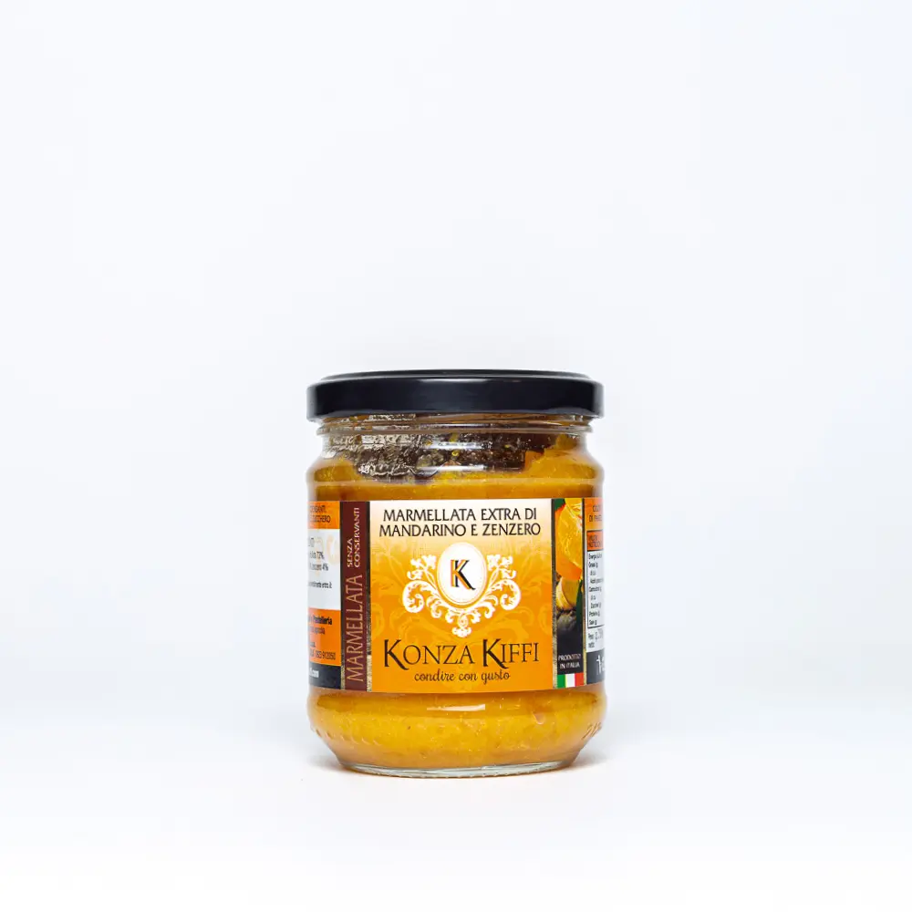 Marmellata di Mandarini di Pantelleria e Zenzero 230g