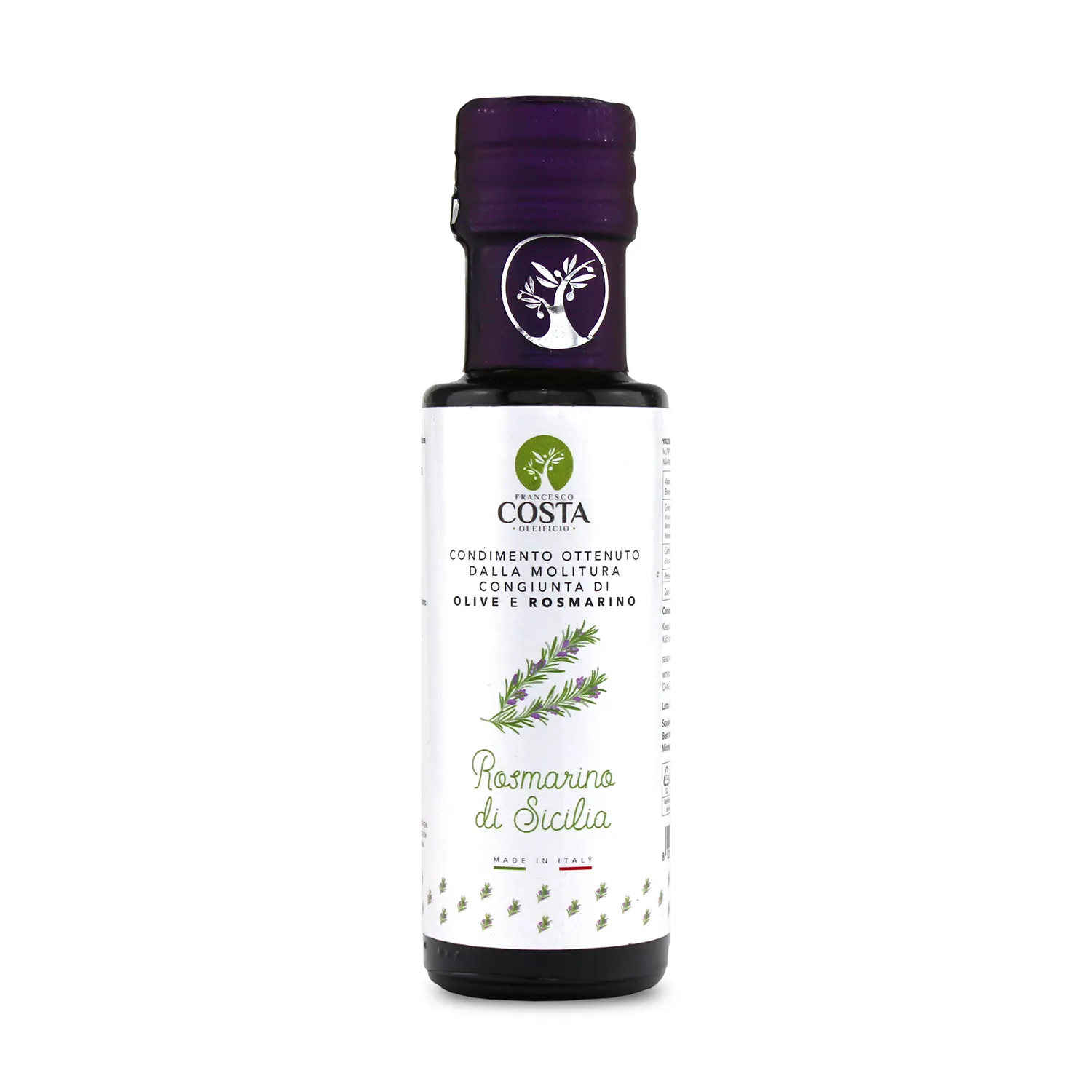Condimento al rosmarino a base di olio extravergine di oliva