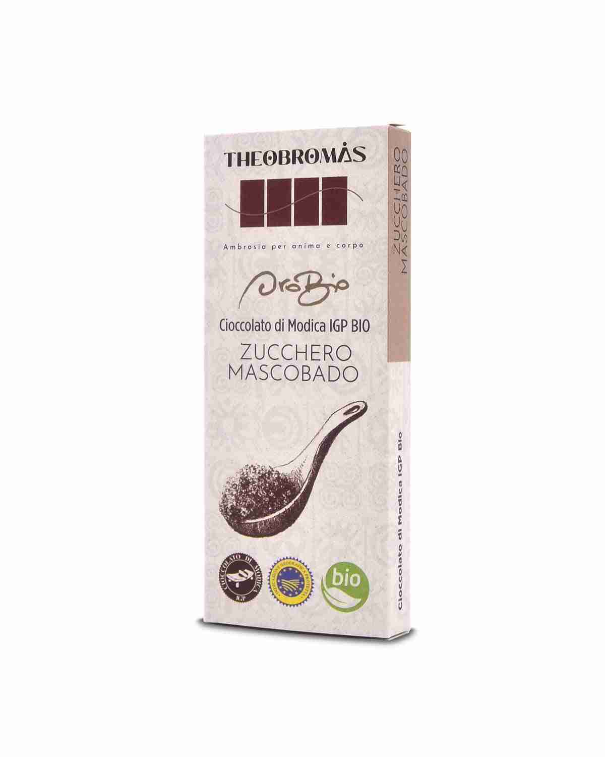 Cioccolato di Modica IGP Biologico con Zucchero Mascobado – Oro Bio – THEOBROMÀS