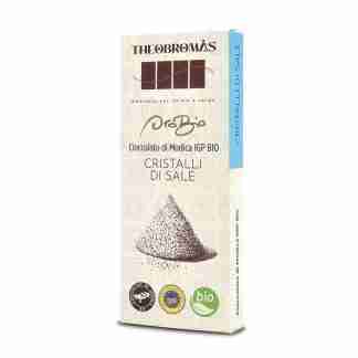 Cioccolato di Modica IGP Biologico con Cristalli di Sale – Oro Bio – THEOBROMÀS
