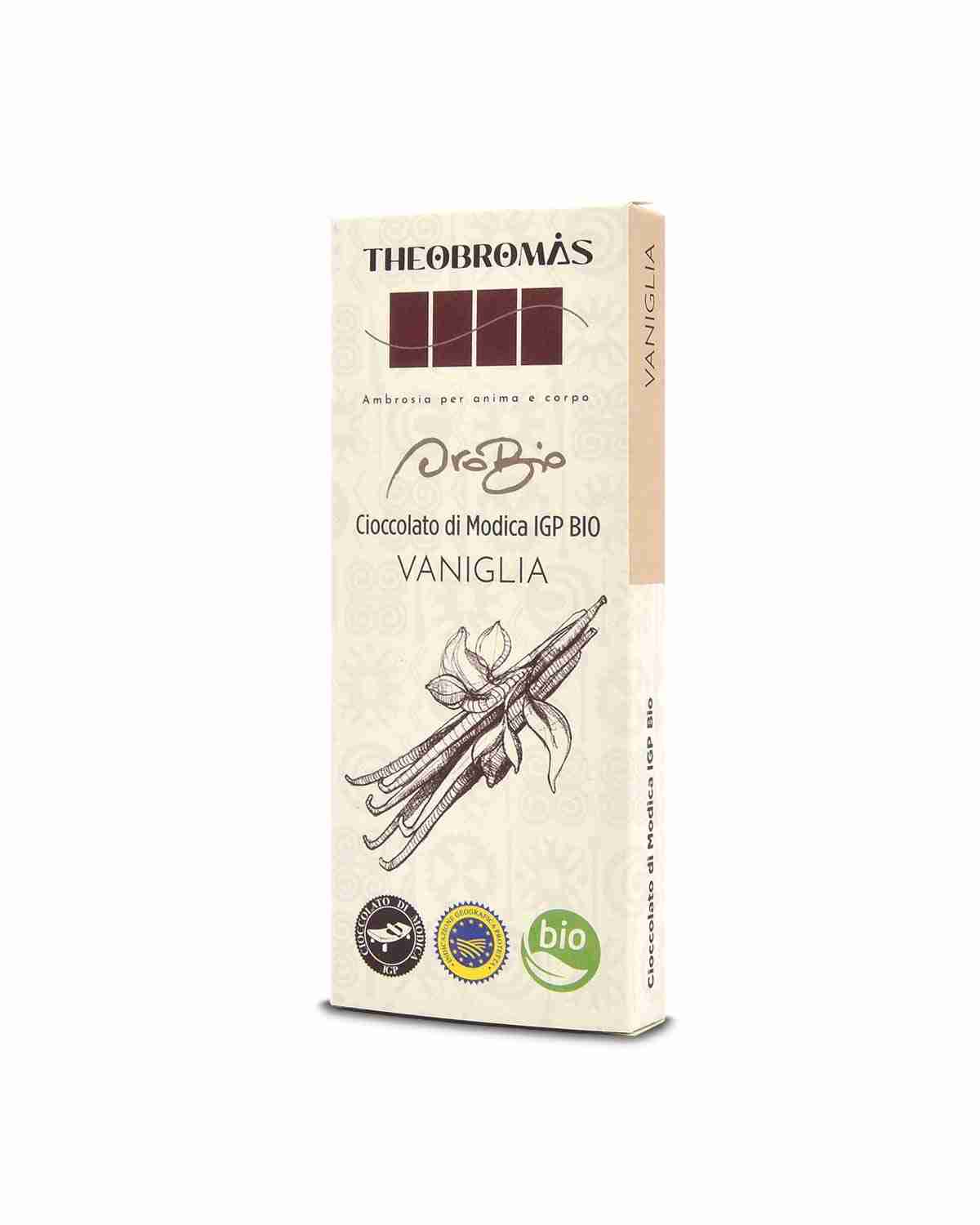 Cioccolato di Modica IGP Biologico con Vaniglia – Oro Bio – THEOBROMÀS