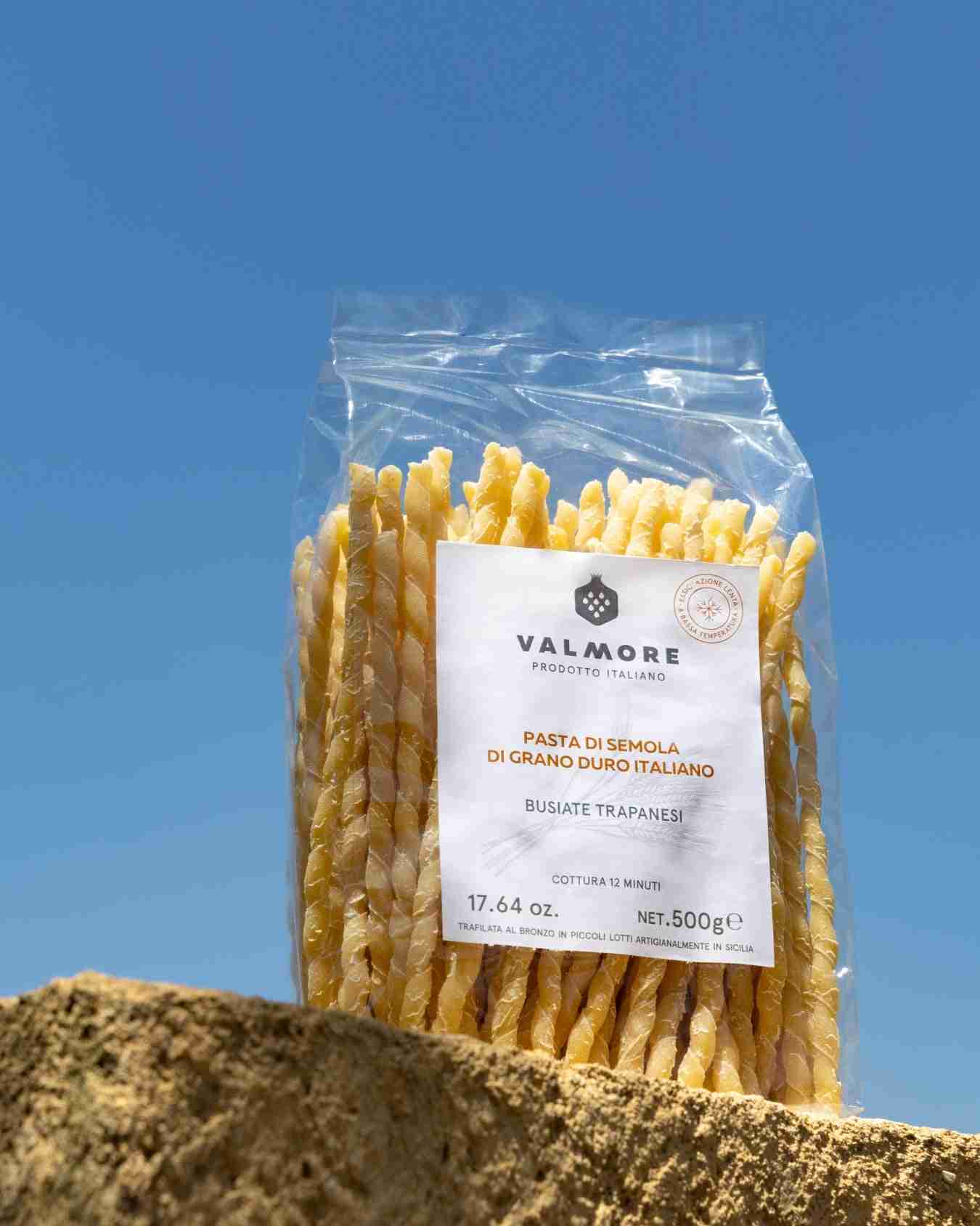 Long Busiate Trapanesi Sicilian Durum Wheat Pasta, 500g