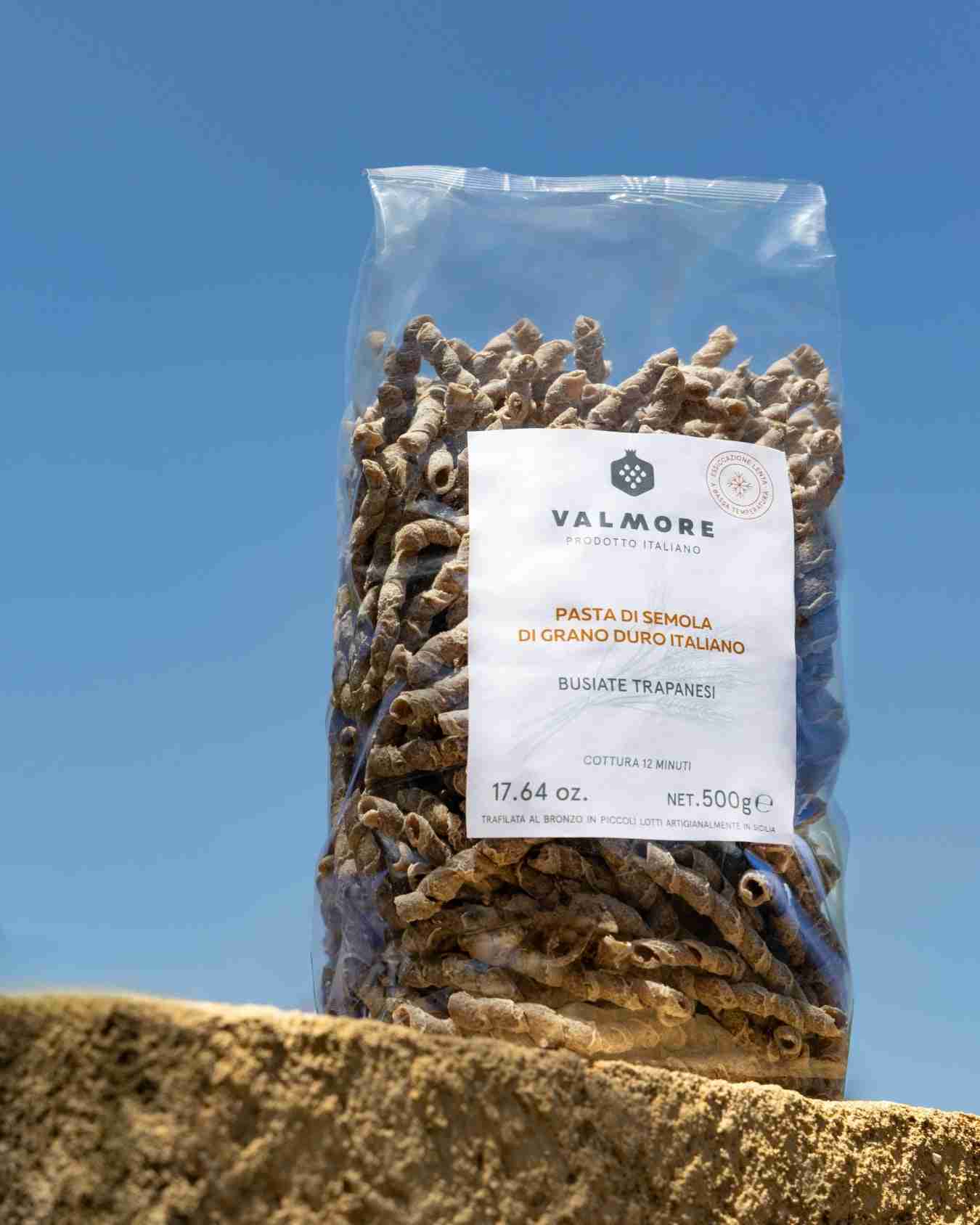 Busiate Trapanesi Integral Tumminia Sicilian Durum Whole Wheat Pasta, 500g