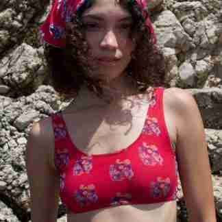 Pantelleria Convertible Bandana, Corallo - Made in Italy