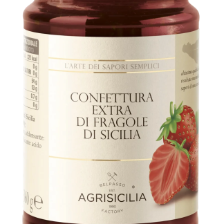 Confettura Extra di Fragole di Sicilia gr 360 Agrisicilia