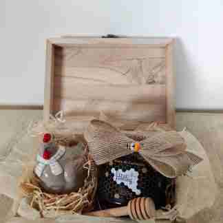 Cassettina regalo in legno shabby chic