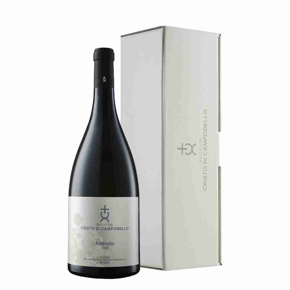 Adènzia Rosso 2020 <br>Nero d’Avola e Syrah DOC Sicilia <br>Magnum 1,5 L.