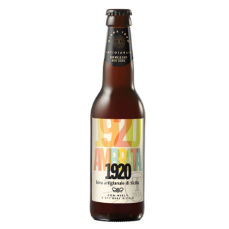 1920 – Birra Ambrata Artigianale Con Miele d’Api Nere Sicule – 33cl