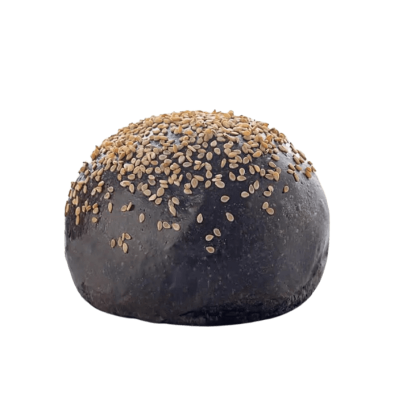 Panino Black Burger Bun Carbone e Semi di Sesamo 75g