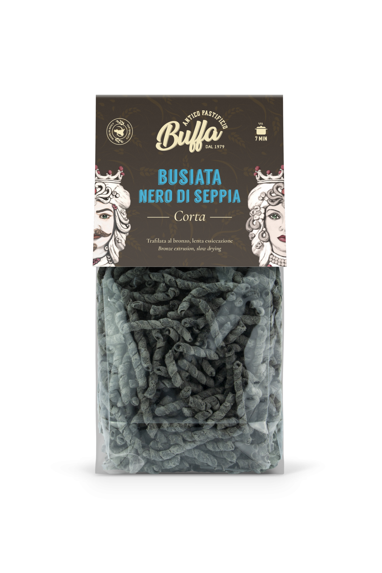 Busiate al Nero di Seppia