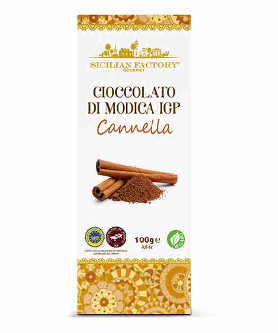 Cioccolato di Modica IGP Cannella 100 gr.