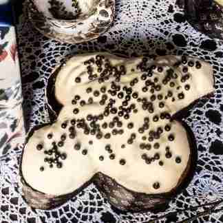 Colomba pere e cioccolato