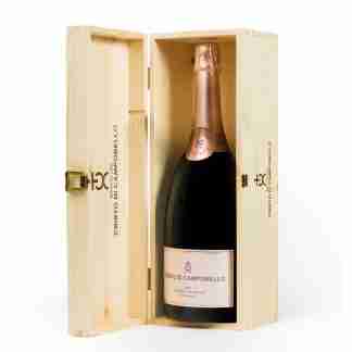 Cristo di Campobello 2017 <br>Metodo Classico Rosato Nero d’Avola <br>Extra Brut 50 mesi <br>Magnum 1,5 L.