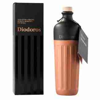Olio Extravergine di Oliva Bio IGP Sicilia Diodoros – Bottiglia in ceramica – 0,50 L