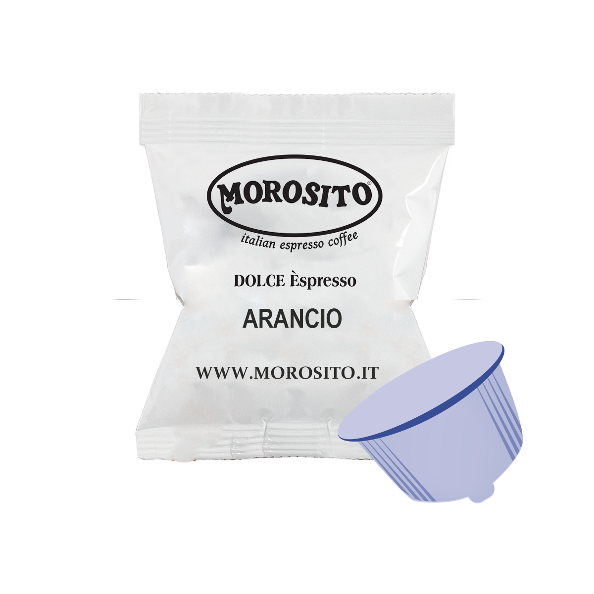 Caffè Morosito – Dolce Èspresso Arancio compatibile Dolce Gusto Nescafè – Scatola da 100 Capsule