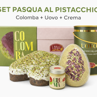 Set Pasqua Pistacchio Colomba con crema di pistacchio + Uovo Cioccolato Pistacchio