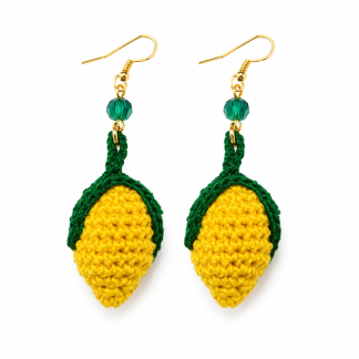 Orecchini Limoni all’Uncinetto Handmade