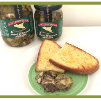 Filetti di carciofi sott'olio 500gr Lover Sicilia