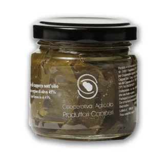 Foglie di cappero di Pantelleria in olio
