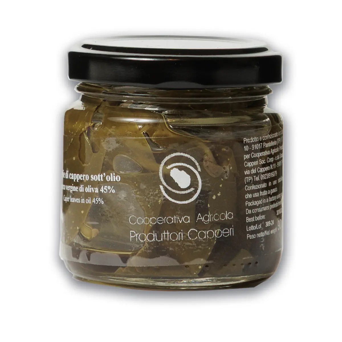 Foglie di cappero di Pantelleria in olio