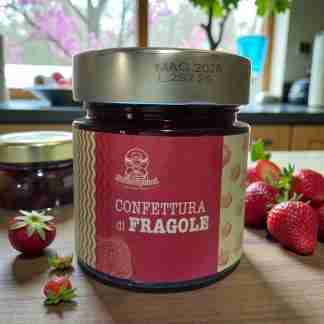 Confettura di Fragole 280g - 130% di Frutta Siciliana