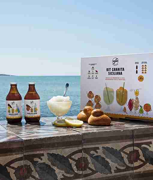 KIT GRANITA SICILIANA CON BRIOCHE – BUONISSIMA – FACILE DA FARE A CASA TUA