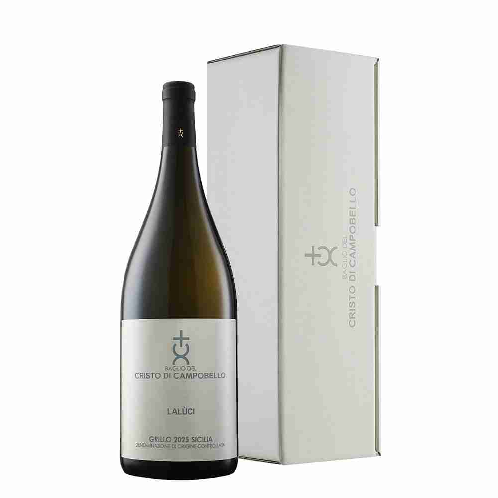 Lalùci 2025 <br>Grillo DOC Sicilia <br>Magnum 1,5 L.