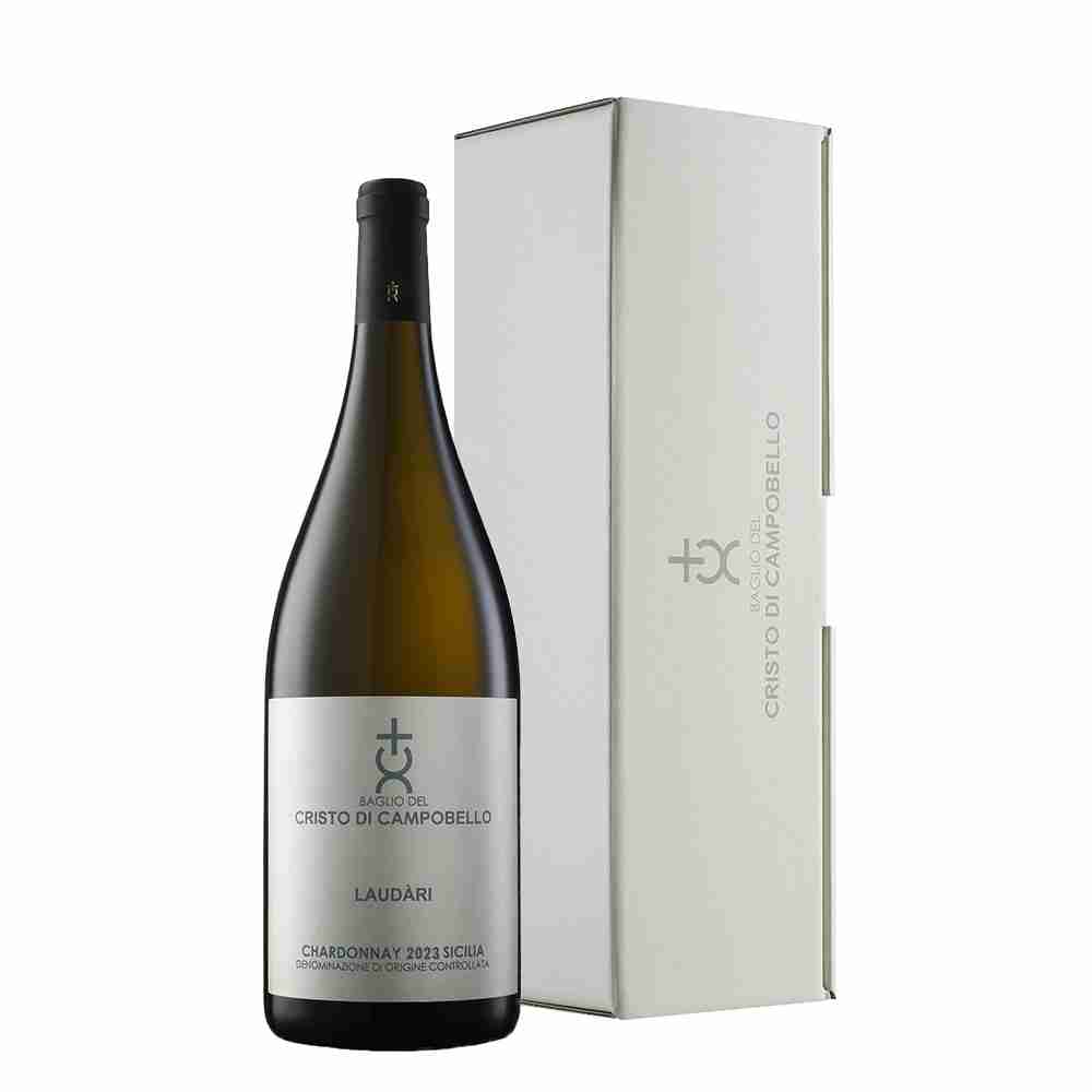 Laudàri 2023 <br>Chardonnay DOC Sicilia <br>Magnum 1,5 L.