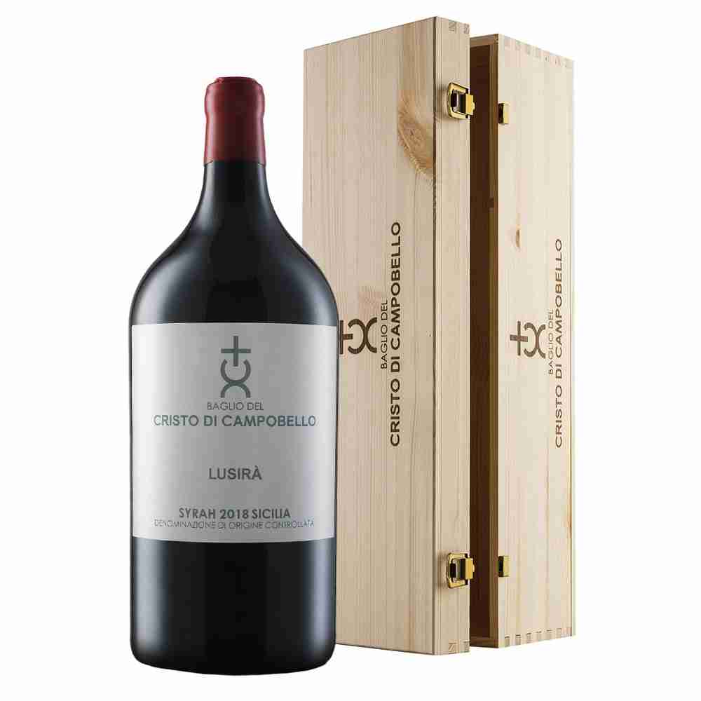 Lusirà 2018 <br>Syrah DOC Sicilia <br>Jeroboam 3 L.
