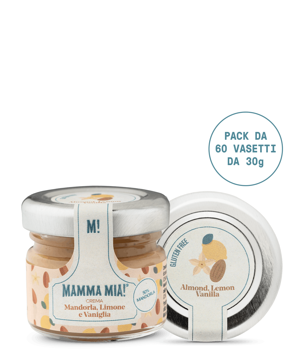 Crema mandorla limone e vaniglia