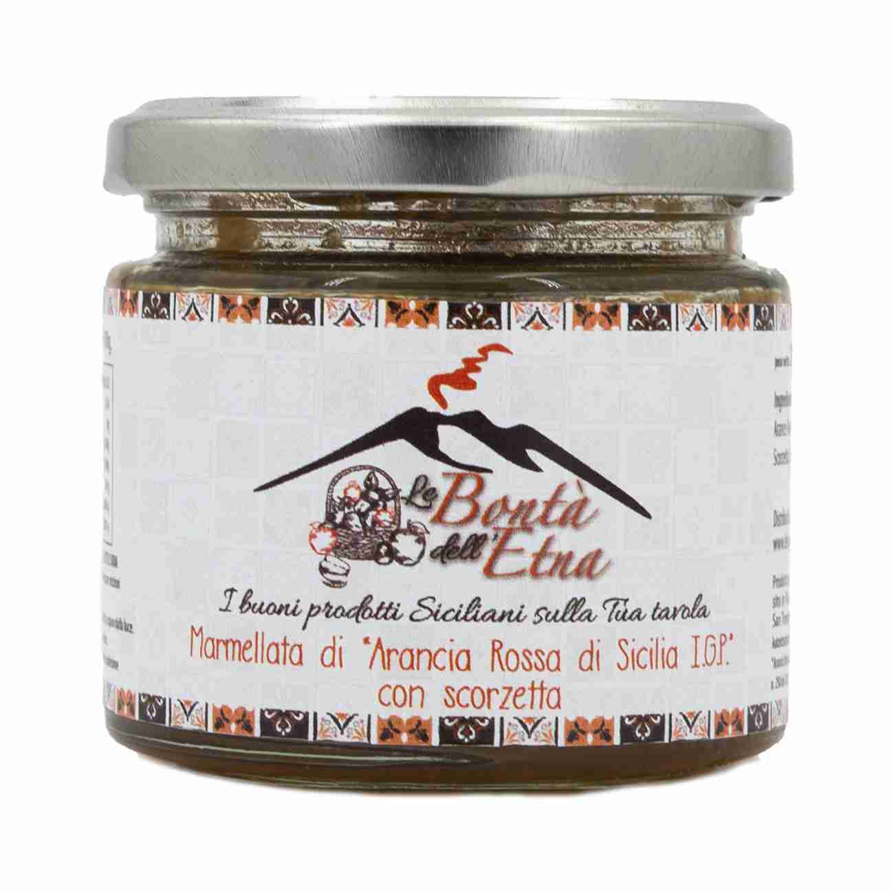 Marmellata di Arancia Rossa di Sicilia IGP con Scorzetta