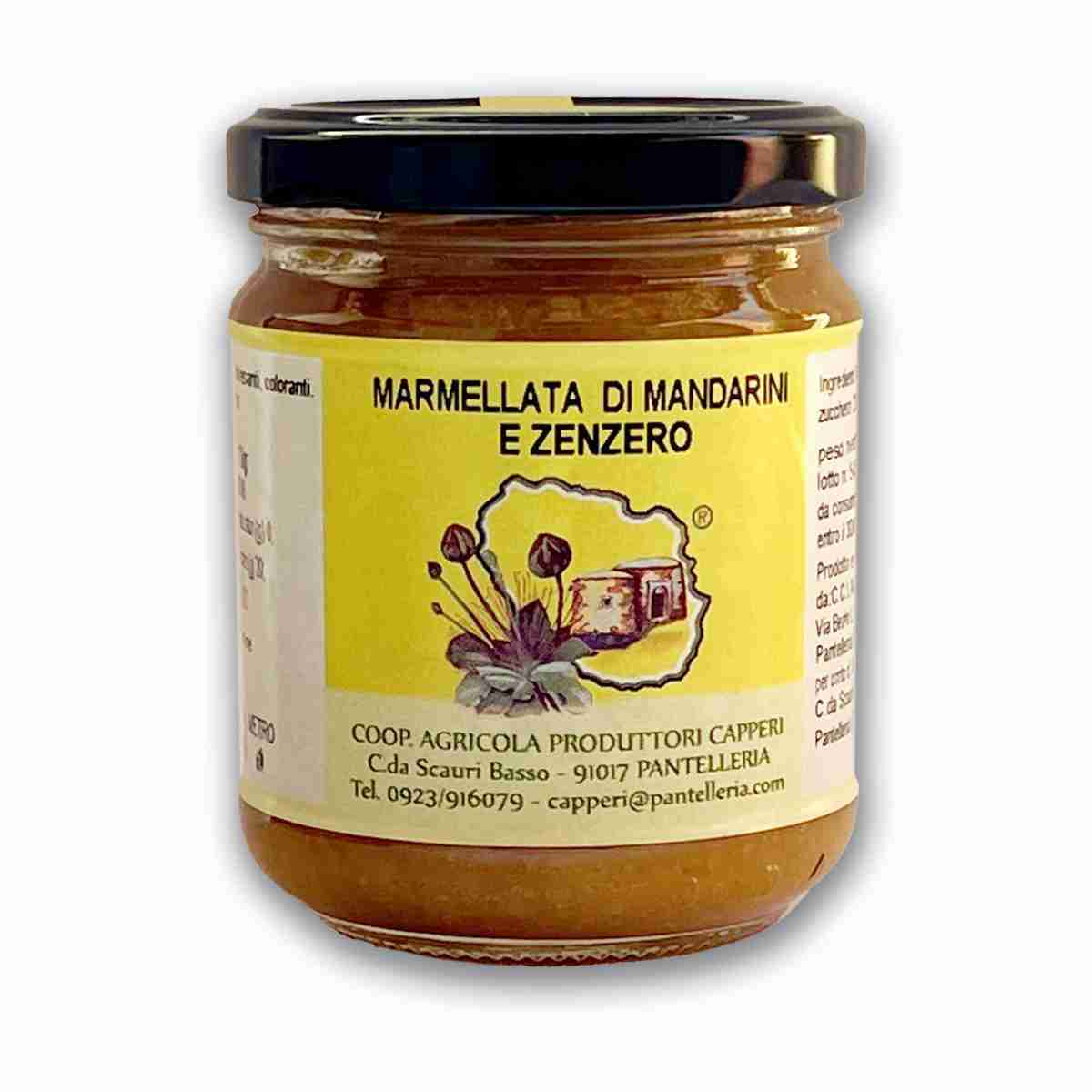 Marmellata di Mandarini  e Zenzero 230g