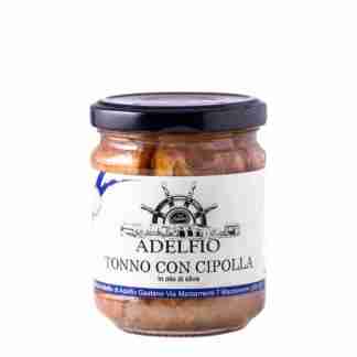 Tonno con cipolla in agrodolce in vaso Adelfio (200 gr)