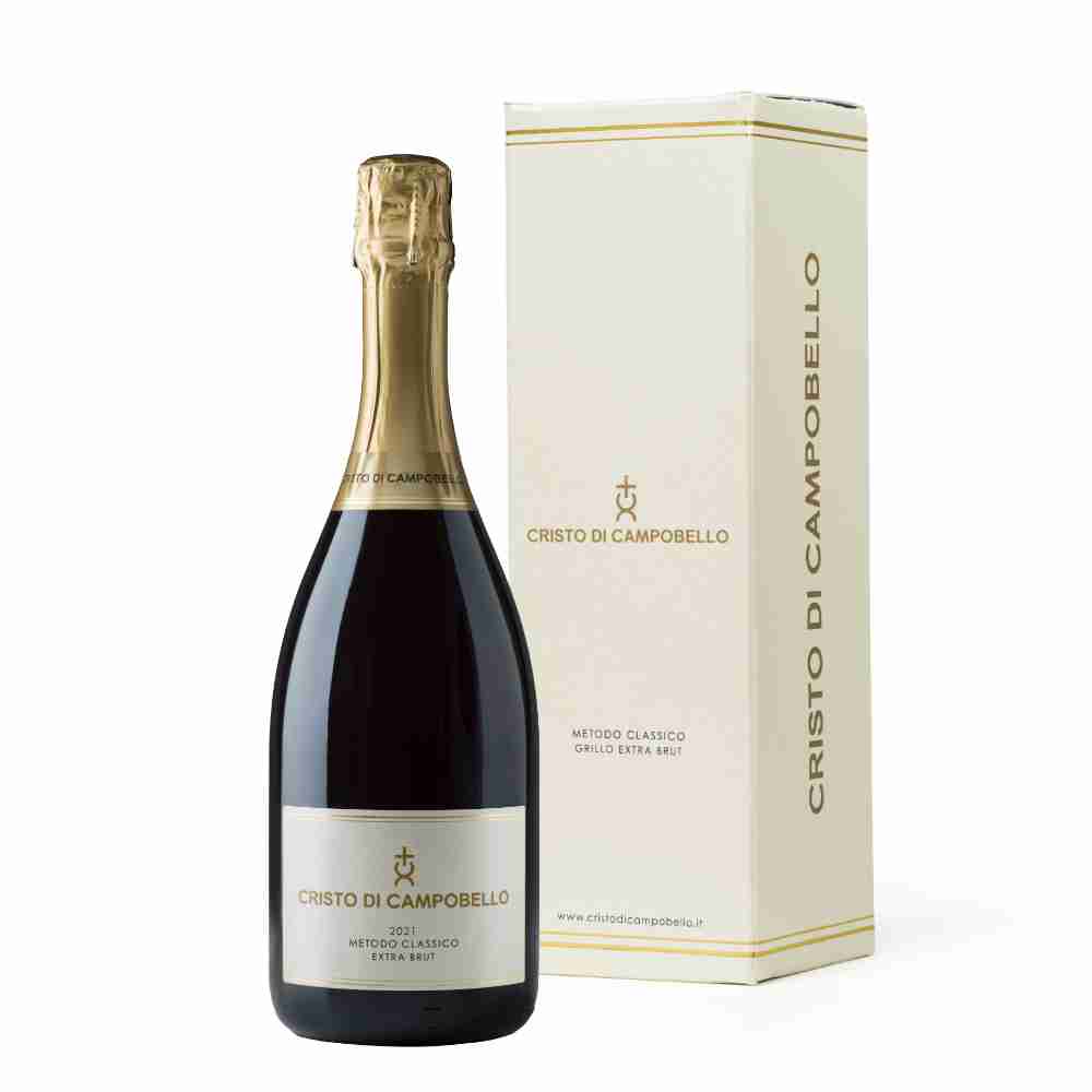 Cristo di Campobello 2021 <br>Metodo Classico Grillo <br>Extra Brut 36 mesi