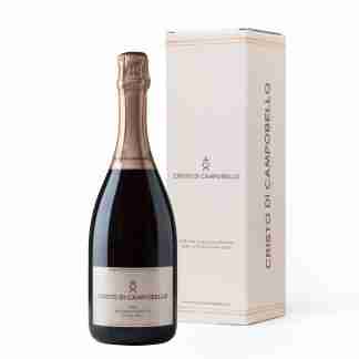 Cristo di Campobello 2021 <br>Metodo Classico Rosato Nero d’Avola <br>Extra Brut 36 mesi