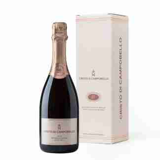 Cristo di Campobello 2018 <br>Metodo Classico Rosato Nero d’Avola <br>Extra Brut 50 mesi