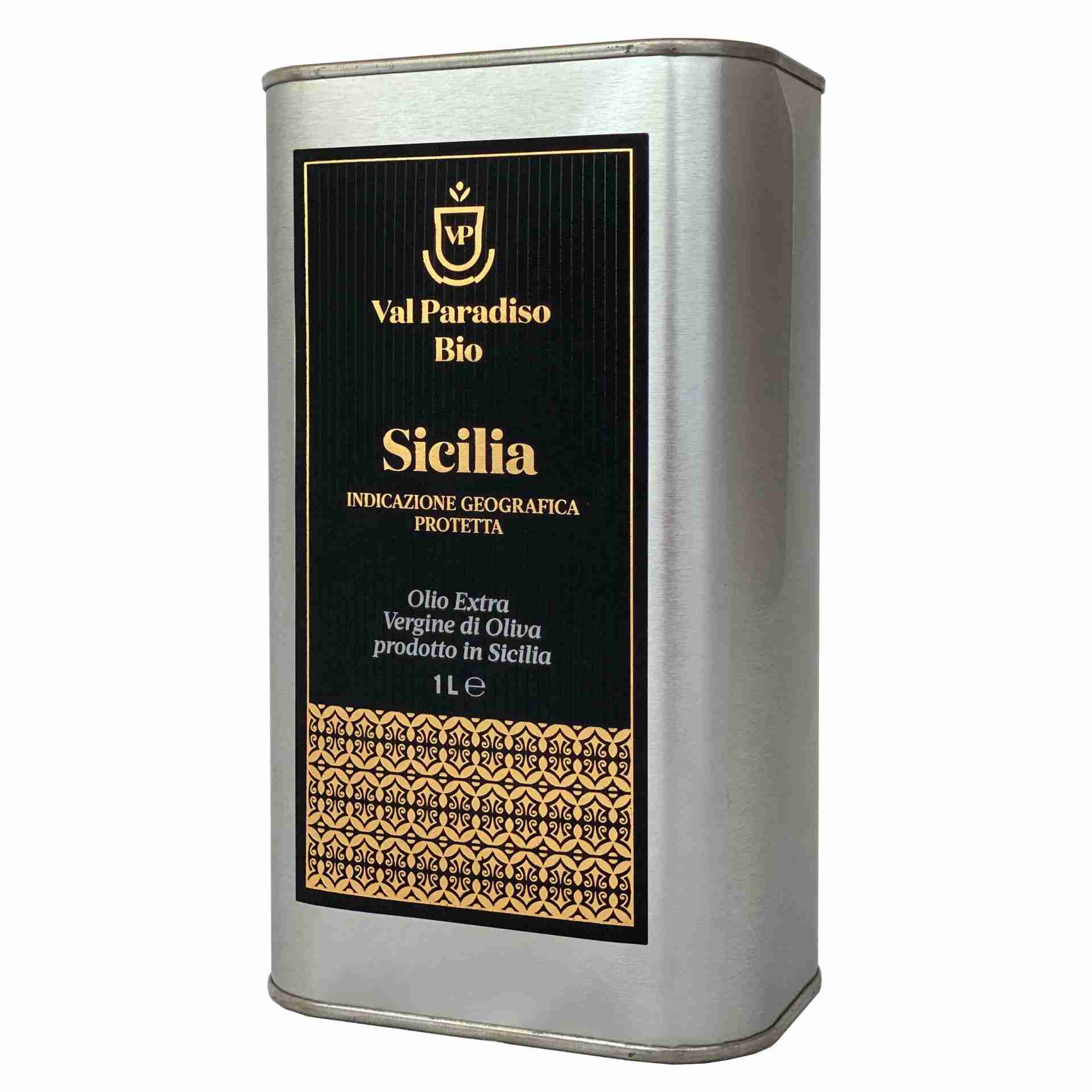 Olio Extravergine di oliva Bio IGP Sicilia – 1 L
