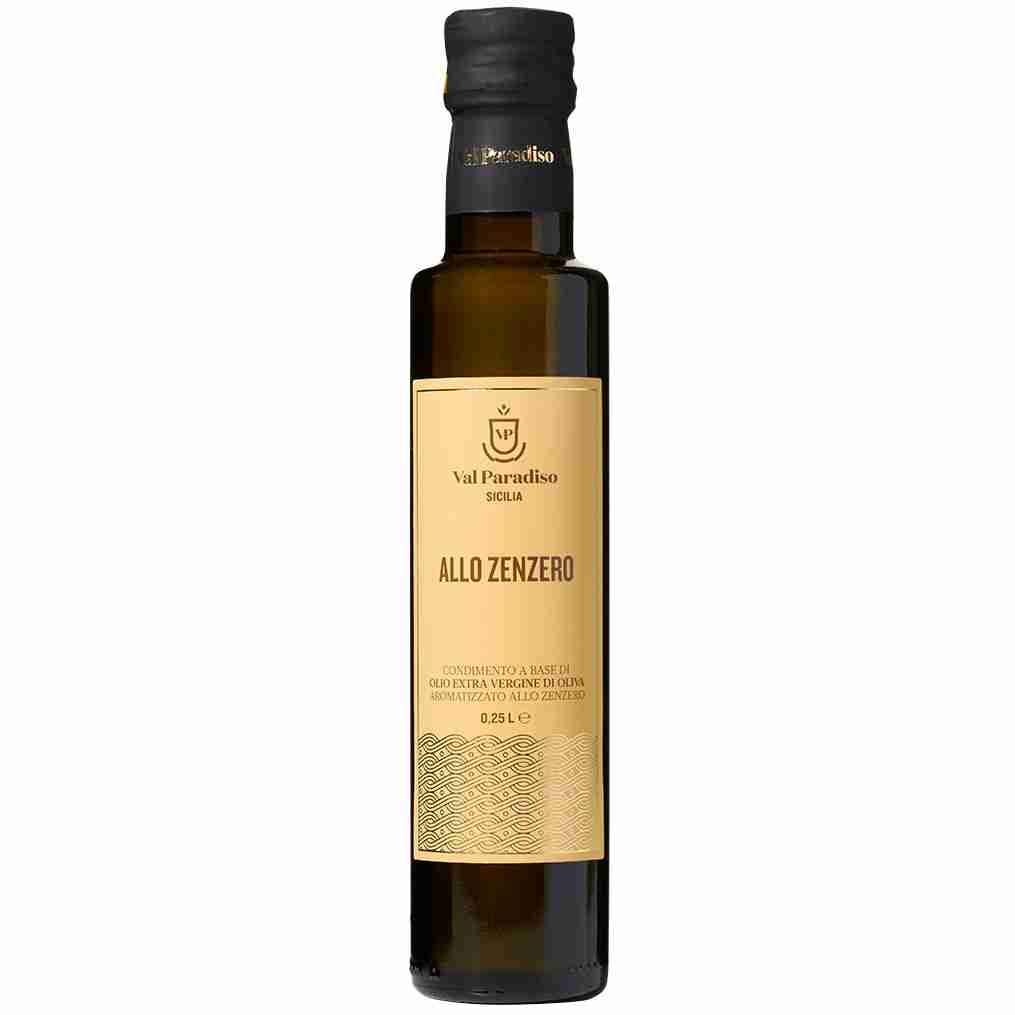 Olio aromatizzato allo Zenzero, Val Paradiso -0,25 L