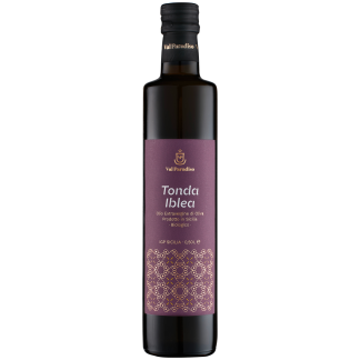 Monovarietale “Tonda Iblea” – Olio Extravergine di oliva Bio IGP SICILIA – 0,50 L