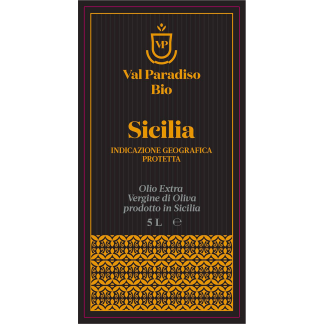 Olio Extravergine di oliva Bio IGP Sicilia – 5 L